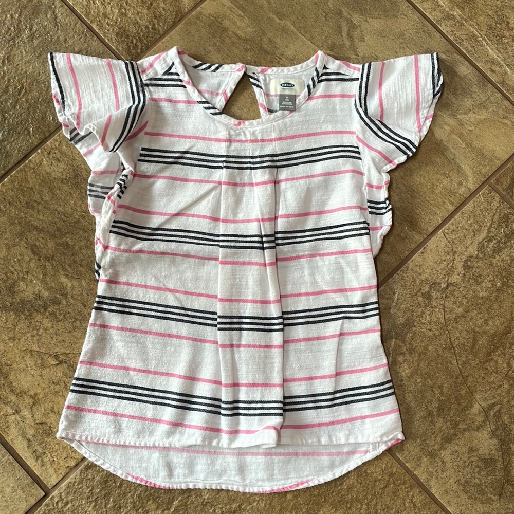 + OLD NAVY + Capped Sleeve Peasant Top